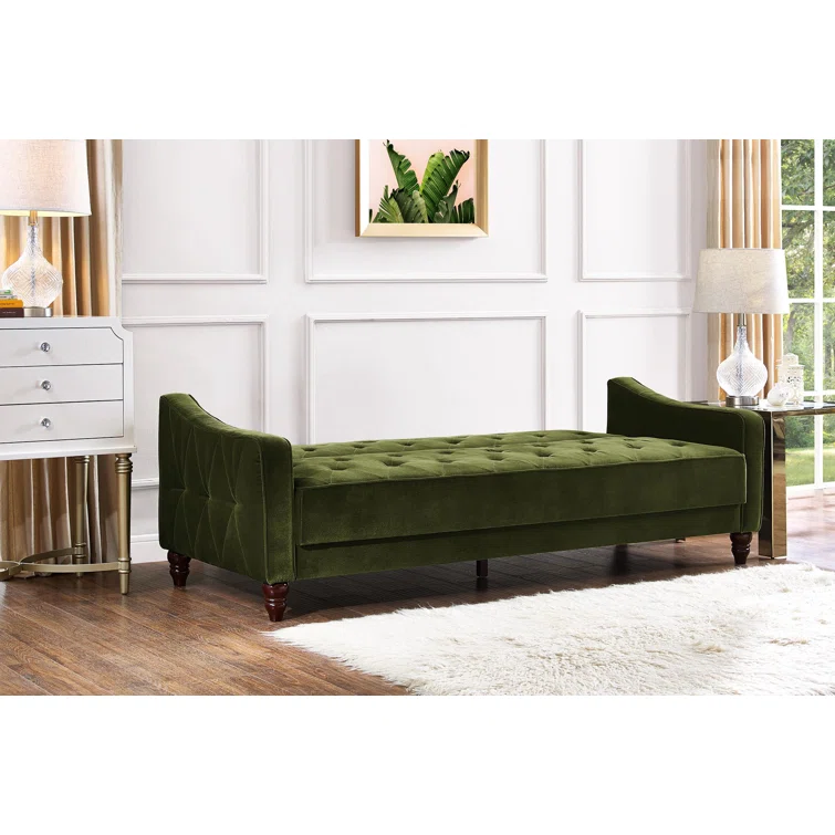 Vintage 81.5'' Velvet Sleeper Sofa