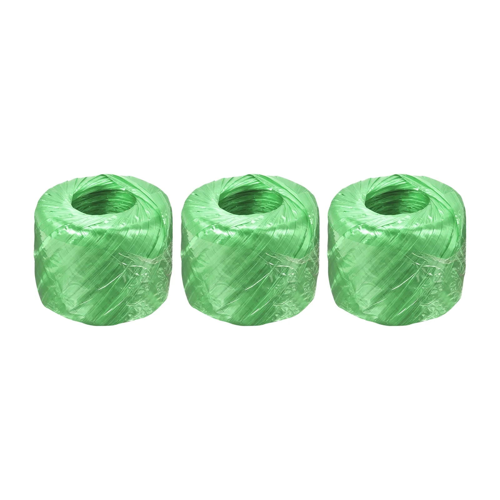 Polyester Nylon Plastic Rope Twine Bundled for Packing ,100m Green 3Pcs