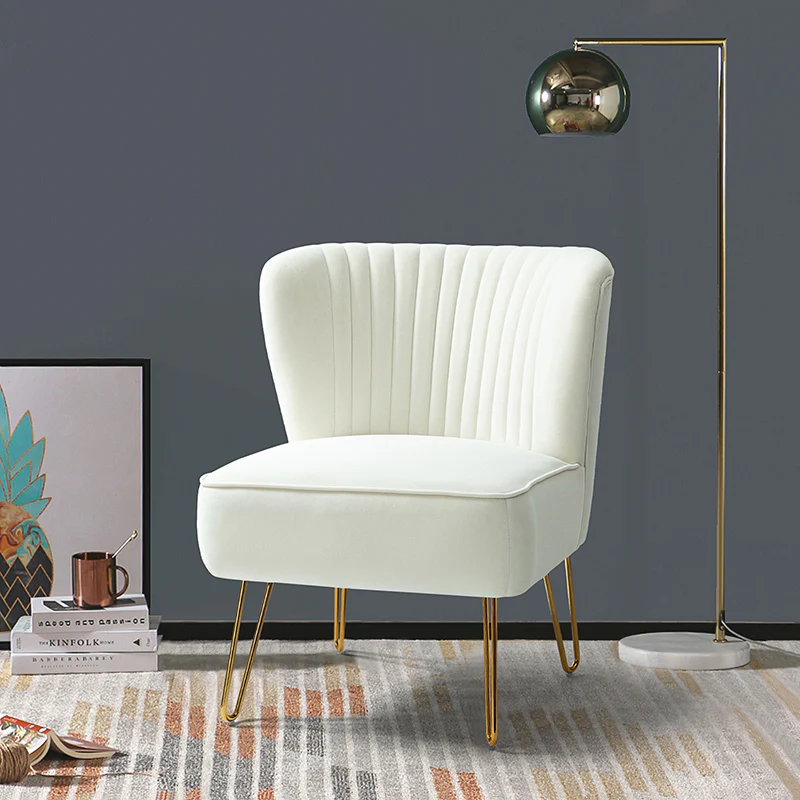 Ainhoa Velvet Tufted Back Side Chair