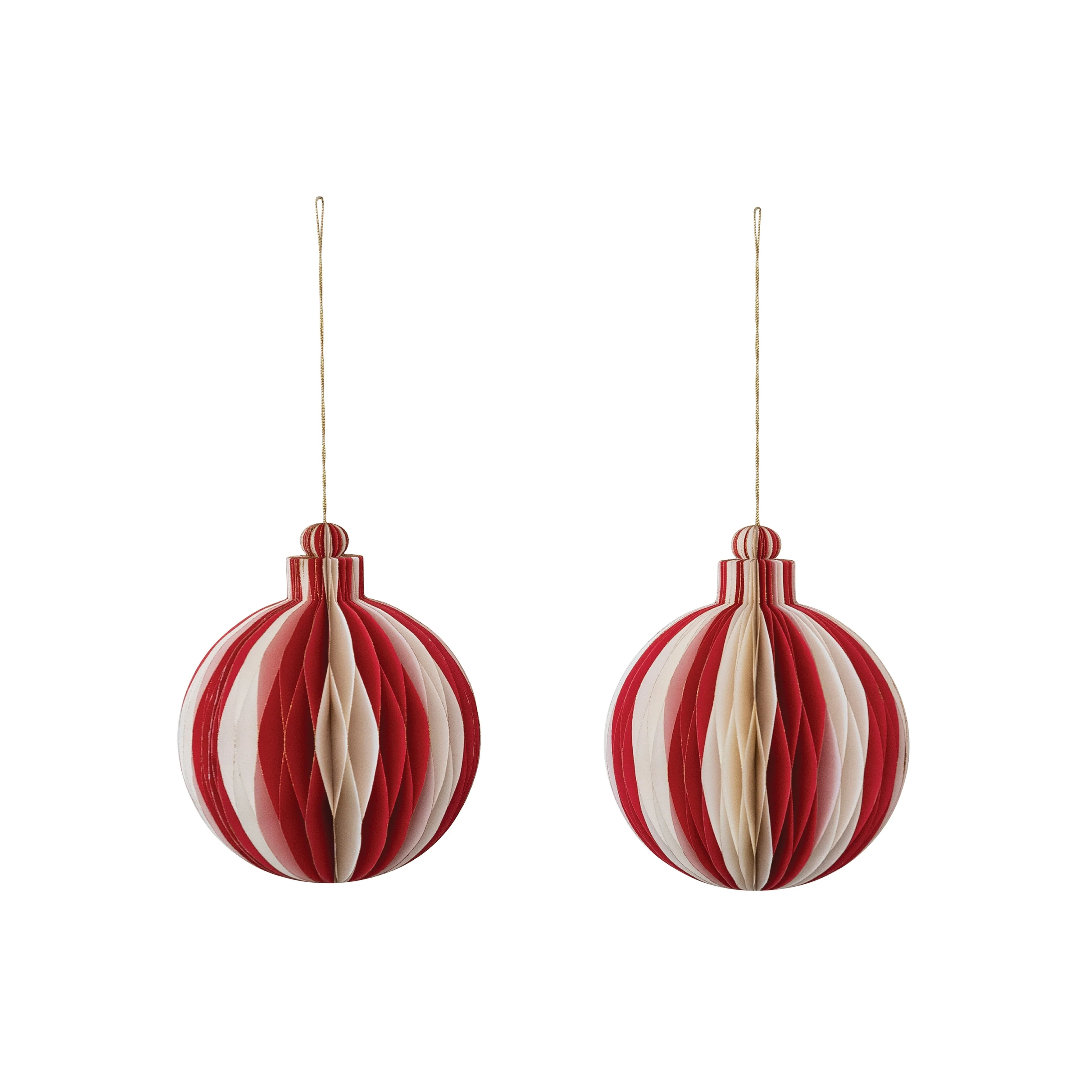 Glittering Honeycomb Paper Ornament