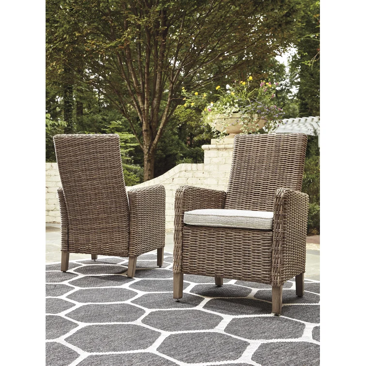 Danny 6 - Person Rectangular Outdoor Dining Set with Cushions