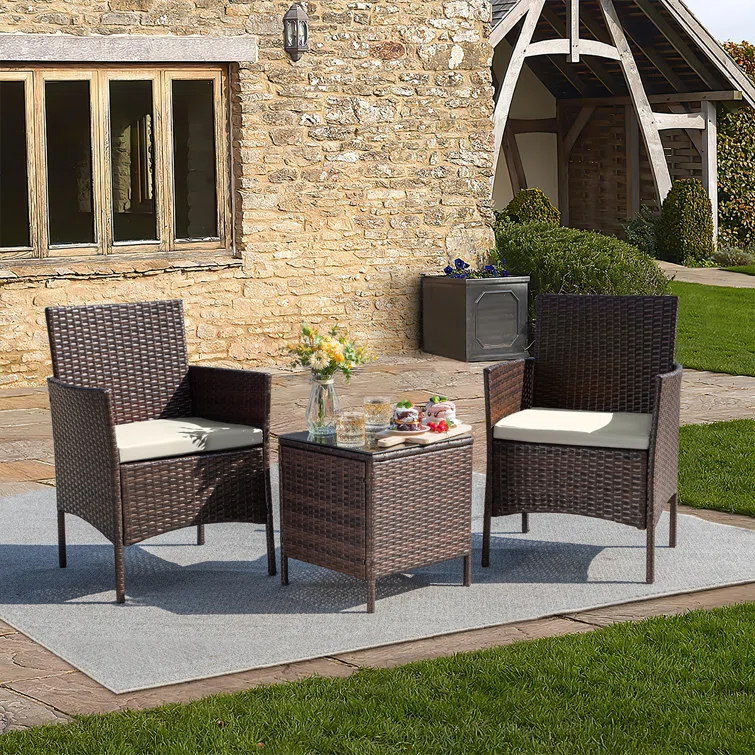 Jagger 2 - Person Outdoor Seating Group with Cushions