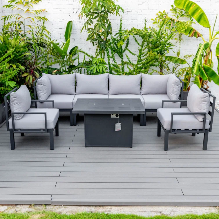 Chelsea 6 - Person Outdoor Seating Group with Cushions