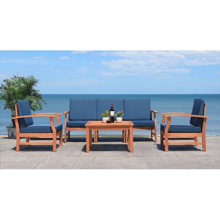 Lauver 5 - Person Outdoor Seating Group with Cushions