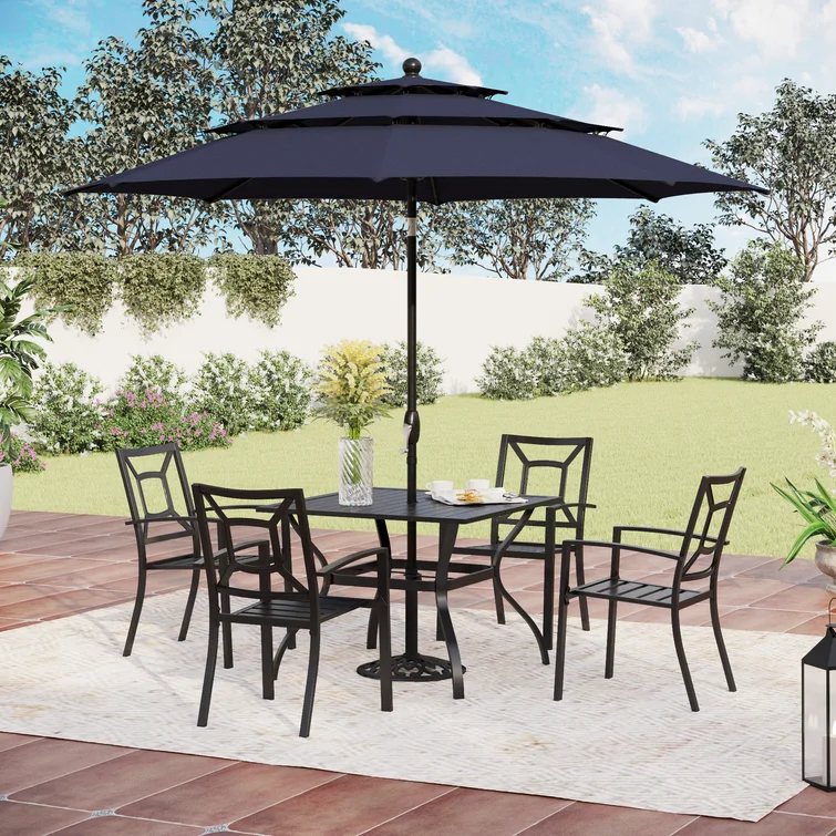 Alyah 4 - Person Square Outdoor Dining Set