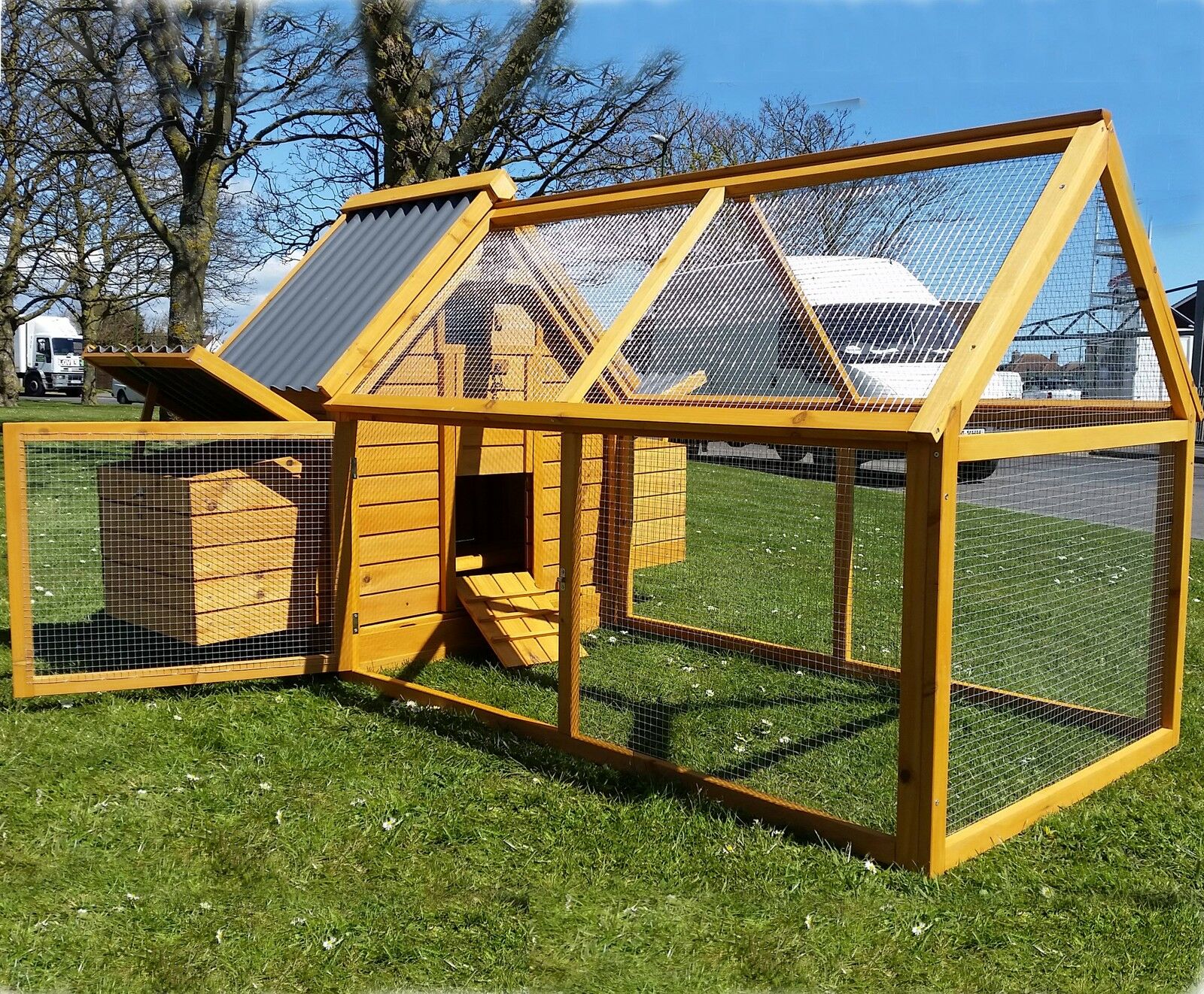 Sunshine 4-6 Birds Chicken Coop With Run
