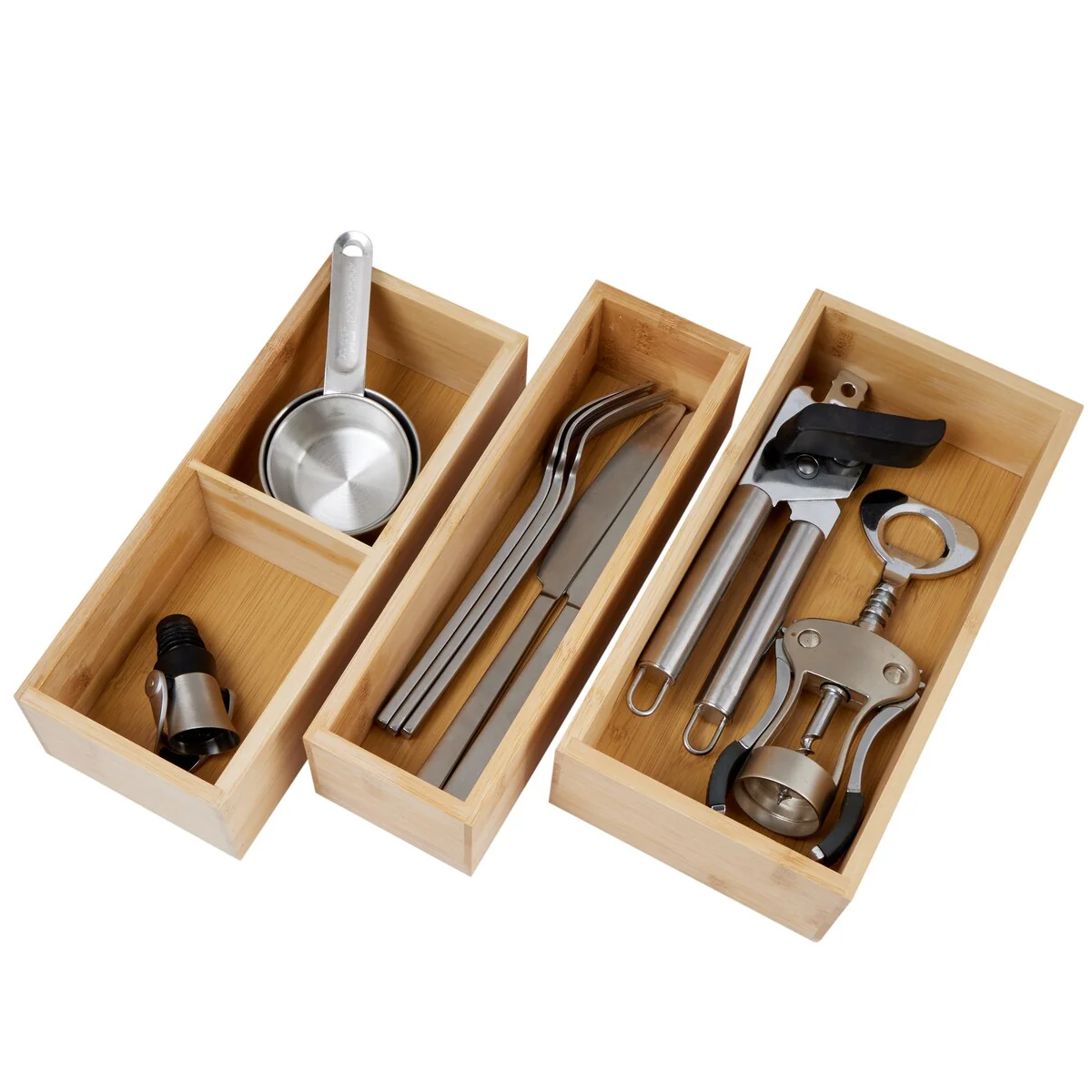 Kitchen Details Bamboo Kitchen Drawer Organizer