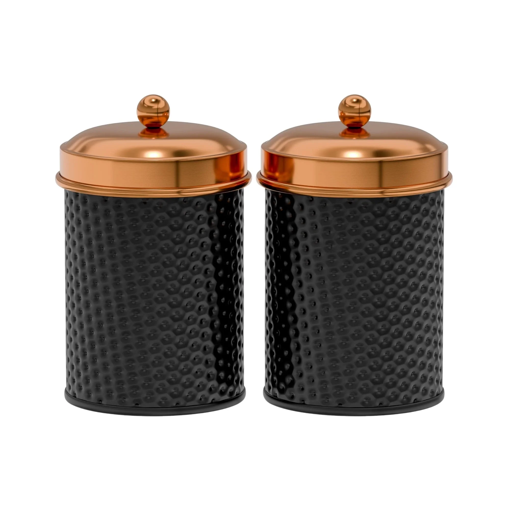 Amici Home Set of 2 Ashby Metal Canisters