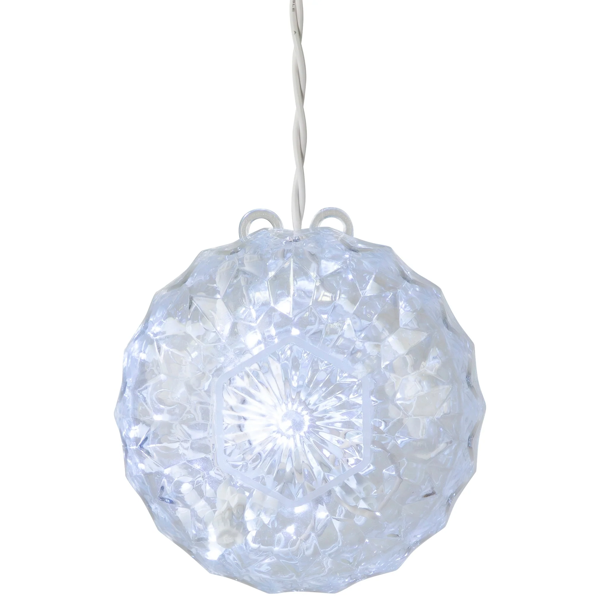 LED Crystal Sphere Hanging Christmas Decoration - 5