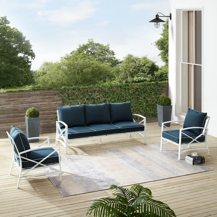Mosier 5 - Person Outdoor Seating Group with Cushions