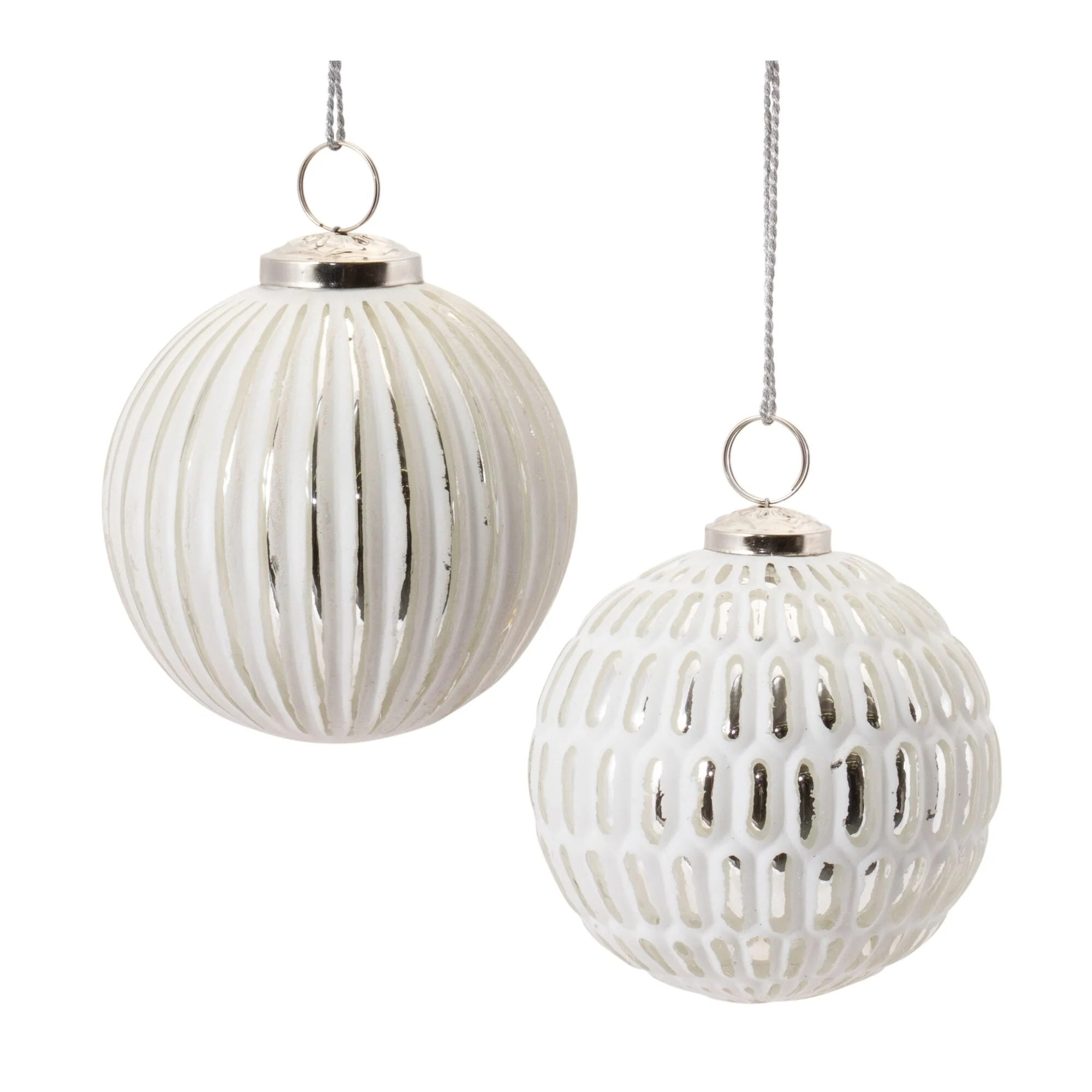 Matte Shiny Glass Christmas Ball Ornaments 4.25
