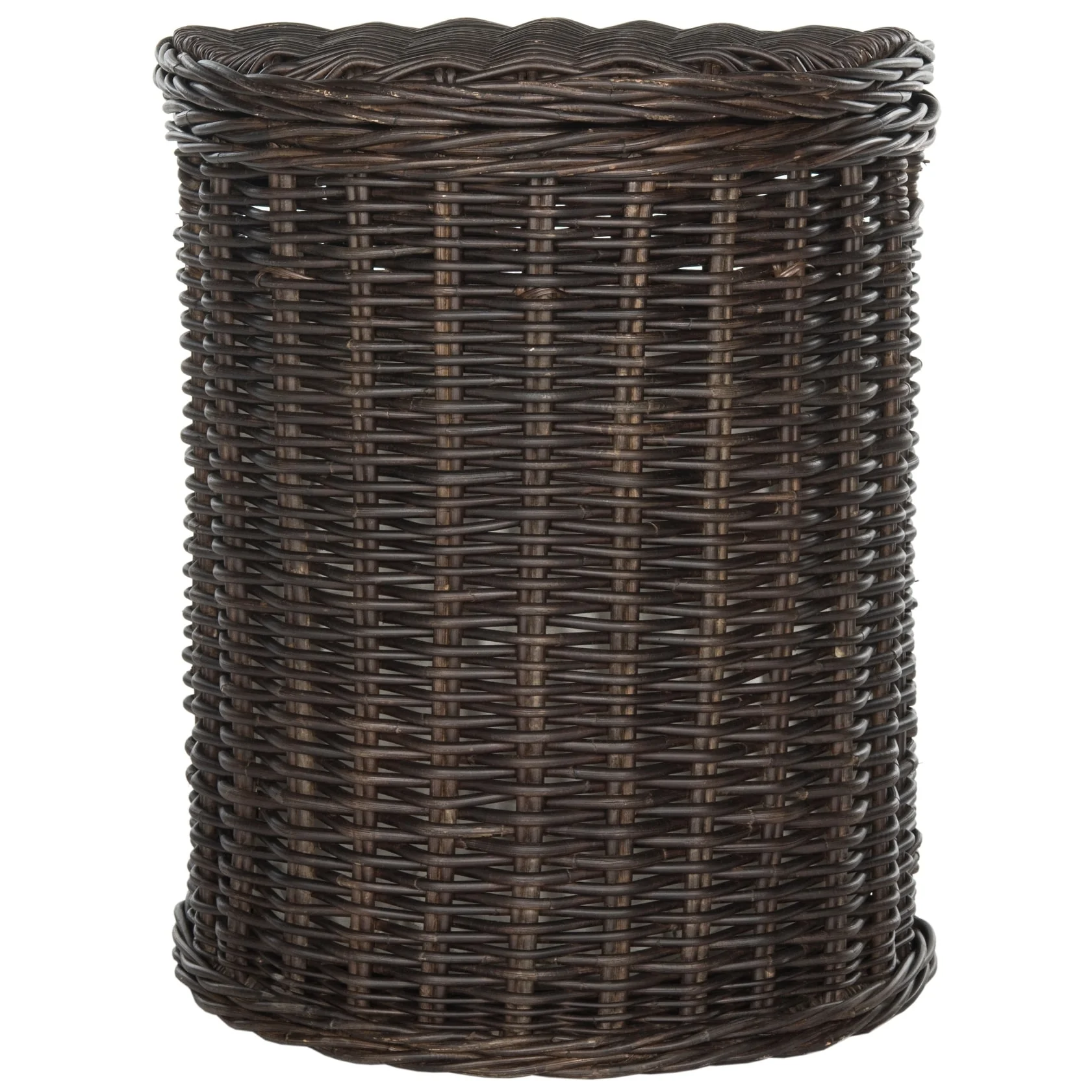 SAFAVIEH Donatienne Natural Rattan Brown Storage Hamper with Liners - 20.5