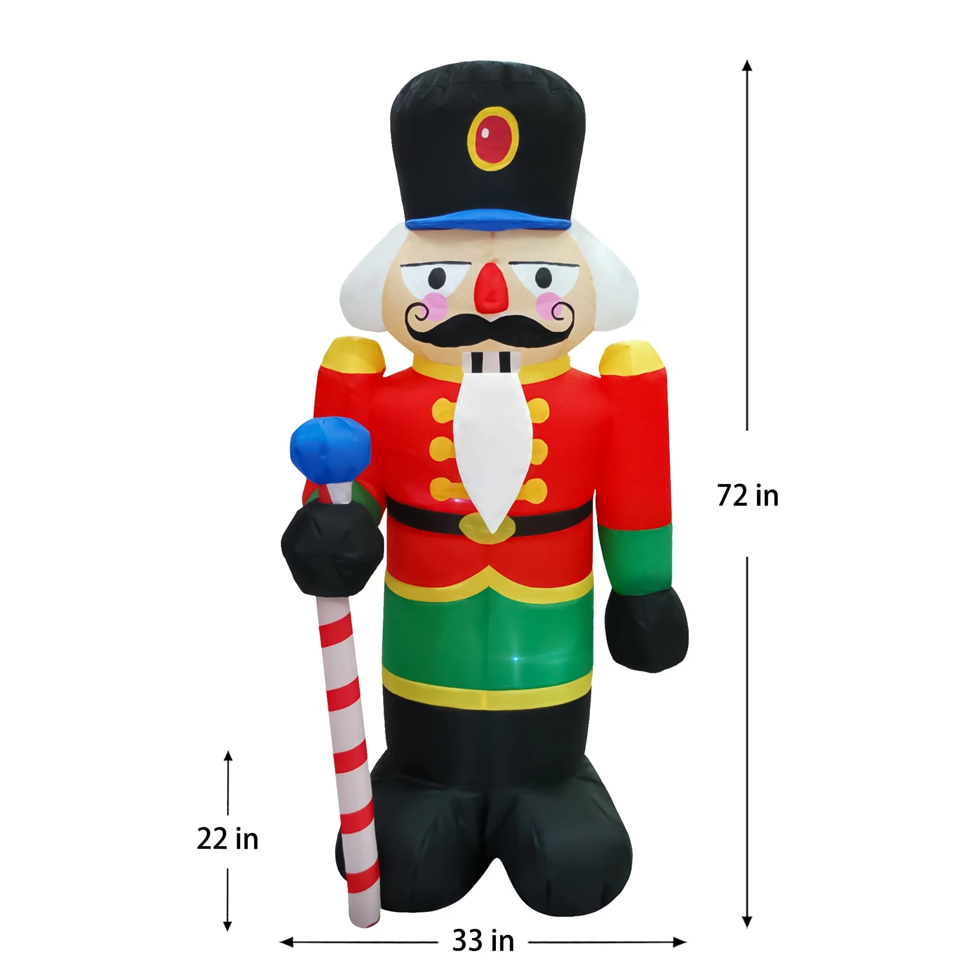 6FT Inflatable Nutcracker