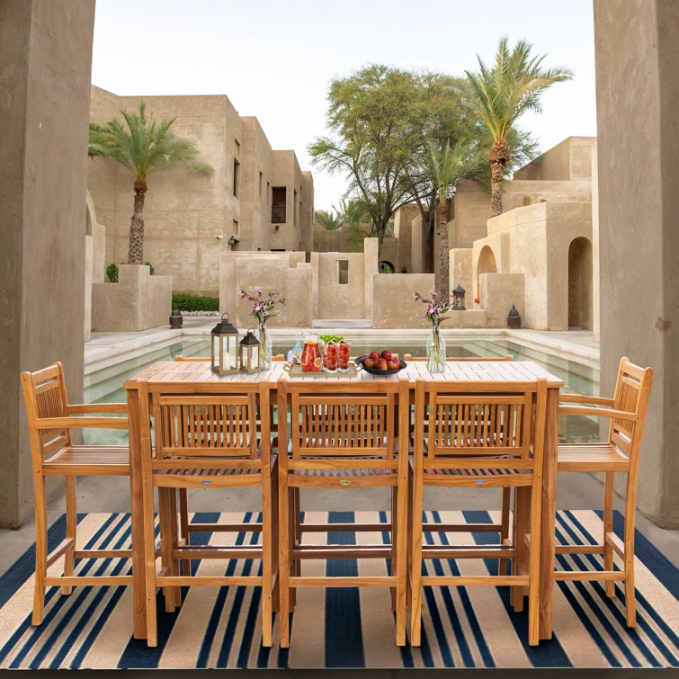 Maldives 8 - Person Rectangular Outdoor Dining Set