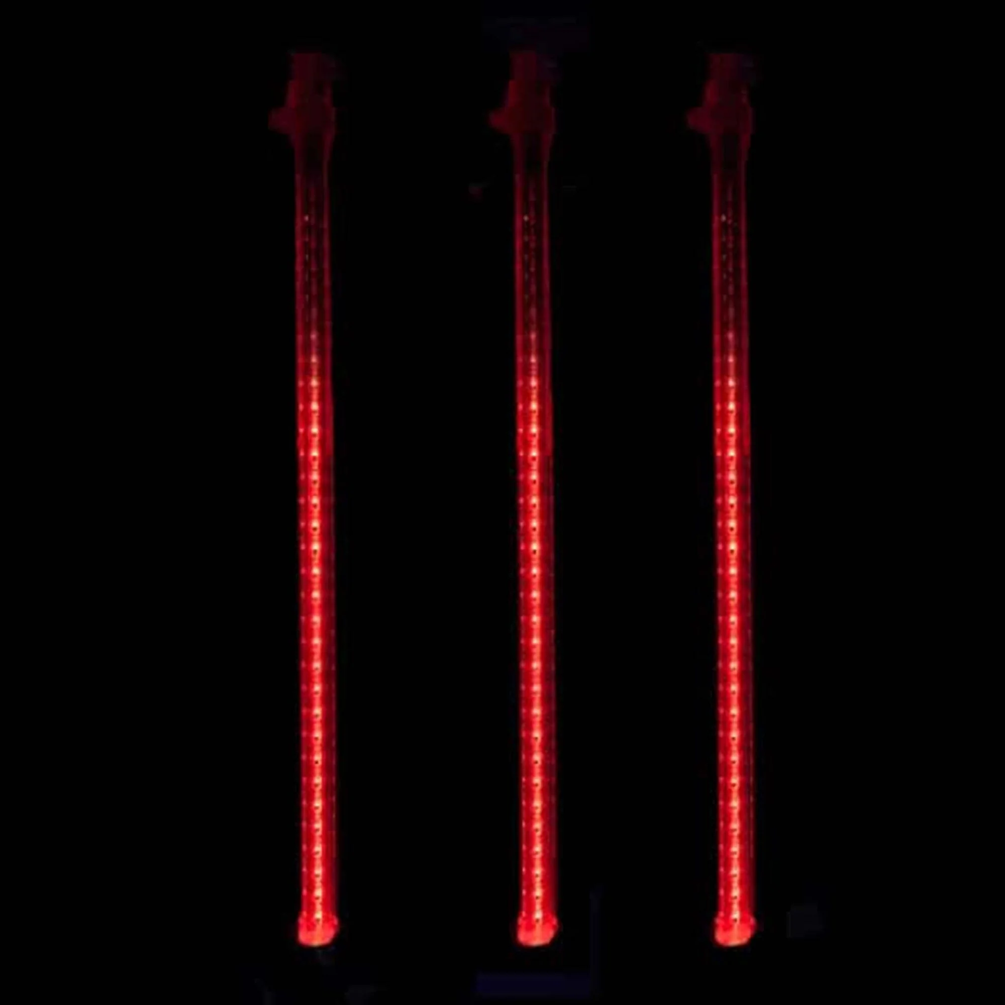 Red LED Dripping Icicle Tube Christmas Light