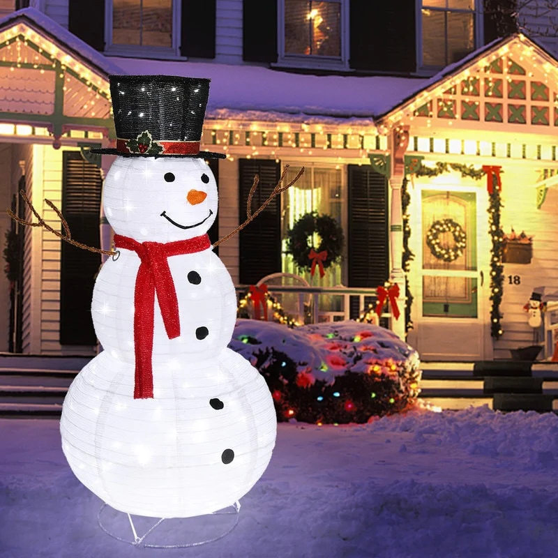 Patio Yard Garden Christmas Holiday Decoration with Lights