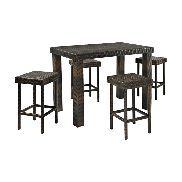 Crosson 4 - Person Rectangular Outdoor Dining Set with Cushions