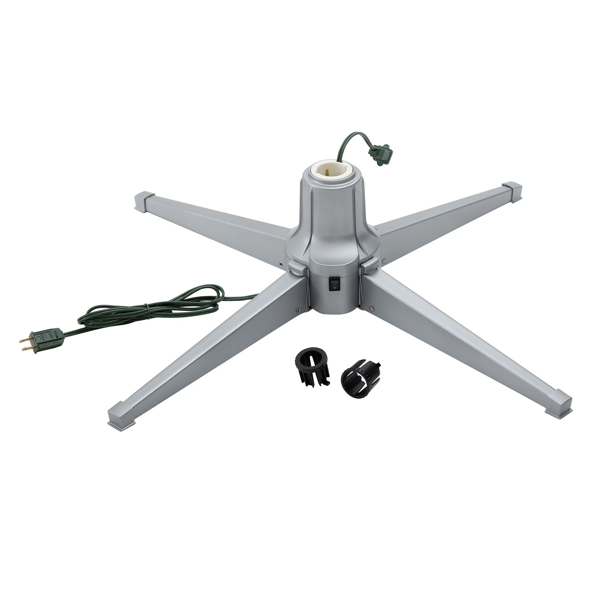 Home Heritage Rotating Tree Stand Base w/Stanley 5' Skinny Pencil Christmas Tree - 4.85