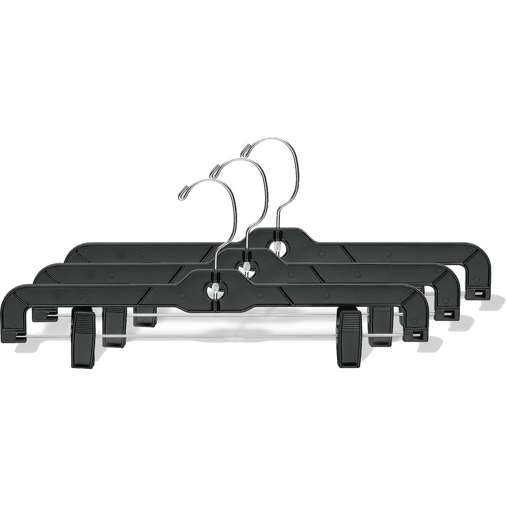 Classic Plastic Bottom Hanger with Adjustable Clips