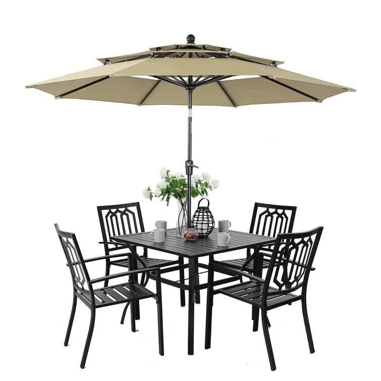 Alyah 4 - Person Square Outdoor Dining Set
