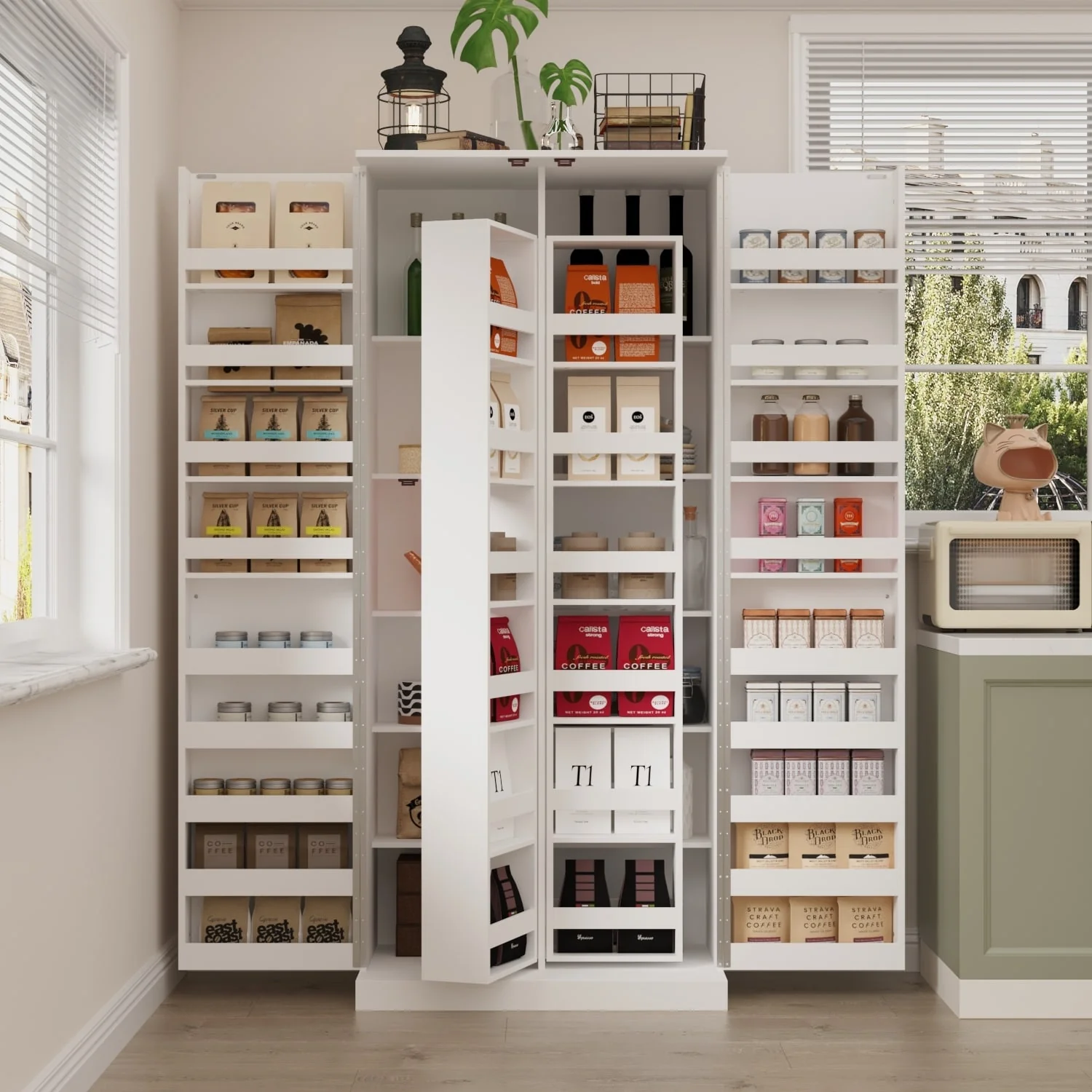 Versatile Kitchen Organizer: Compact 31.5