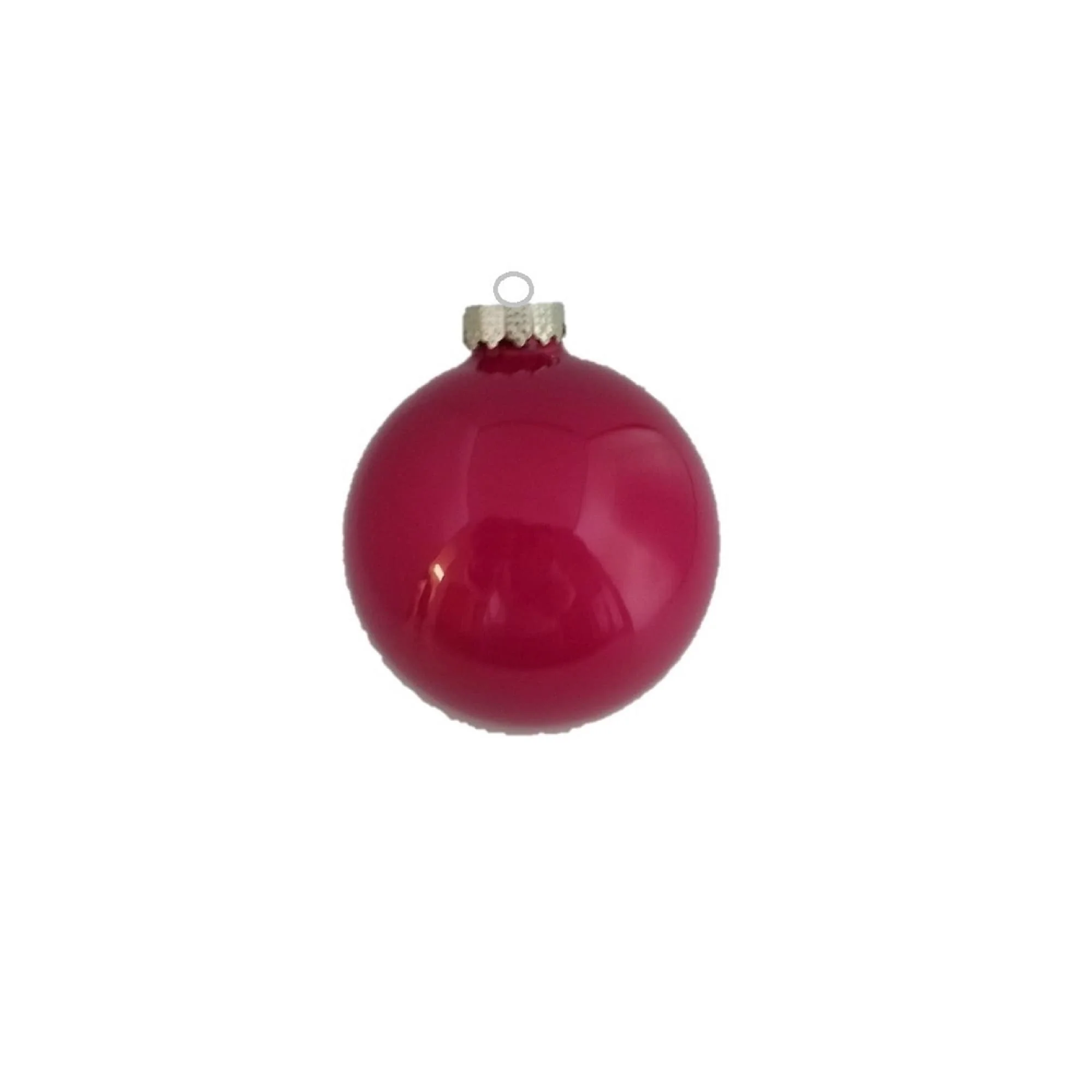 Matte Finish Glass Christmas Ball Ornaments 1.5