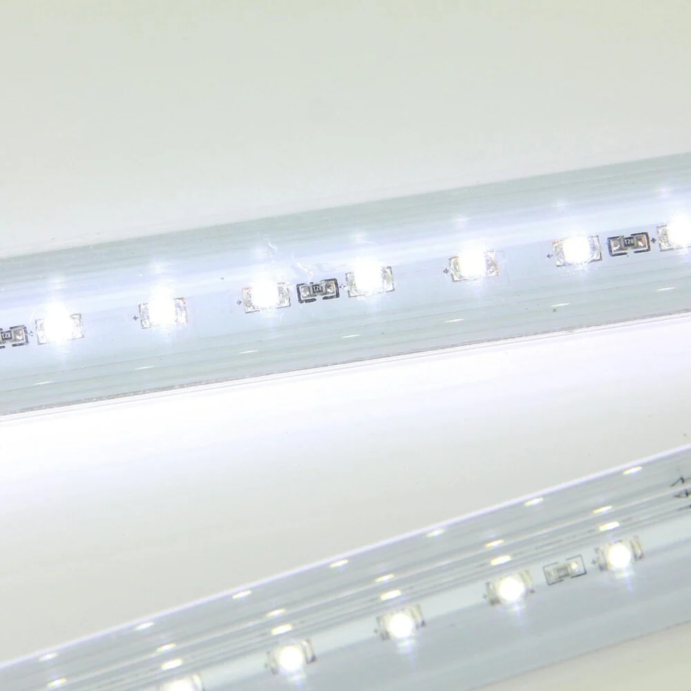 Set of 6 Dripping LED Icicle Snowfall Christmas Light Tubes 21.75