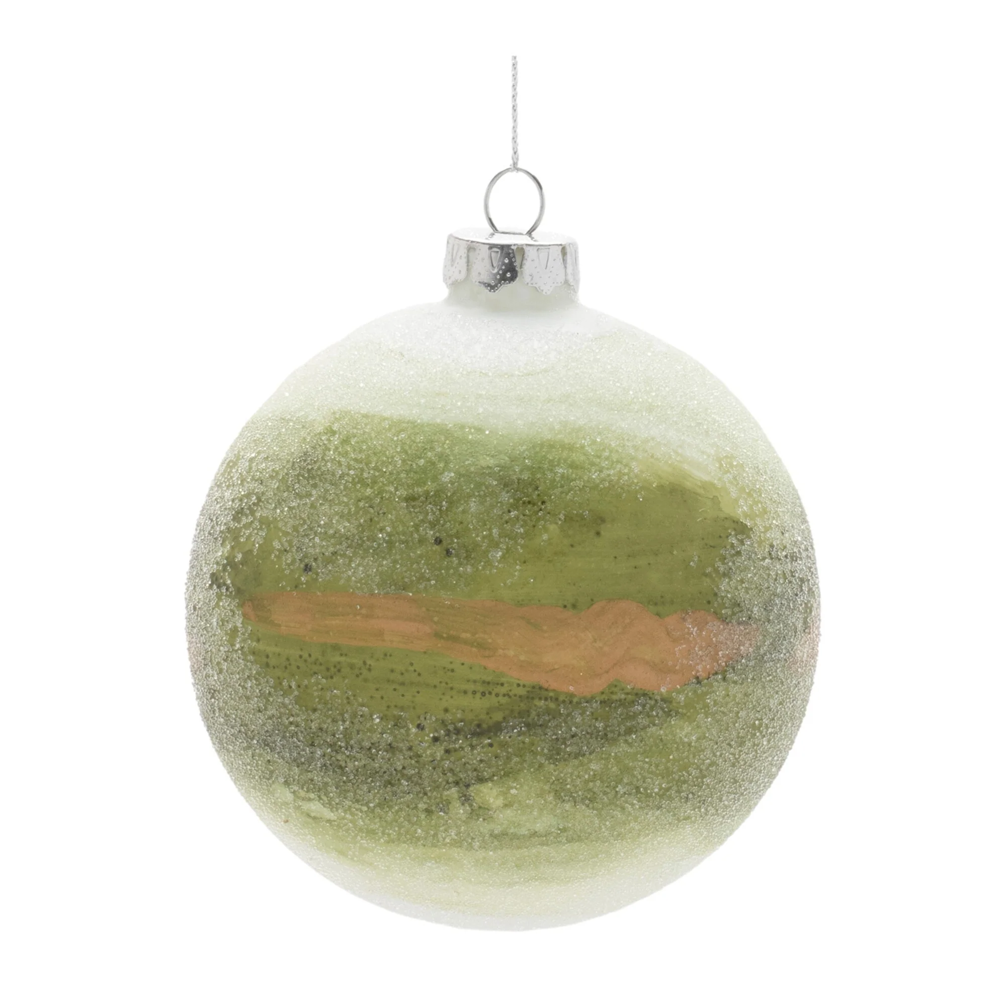 Beaded Glass Christmas Ball Ornaments - 4