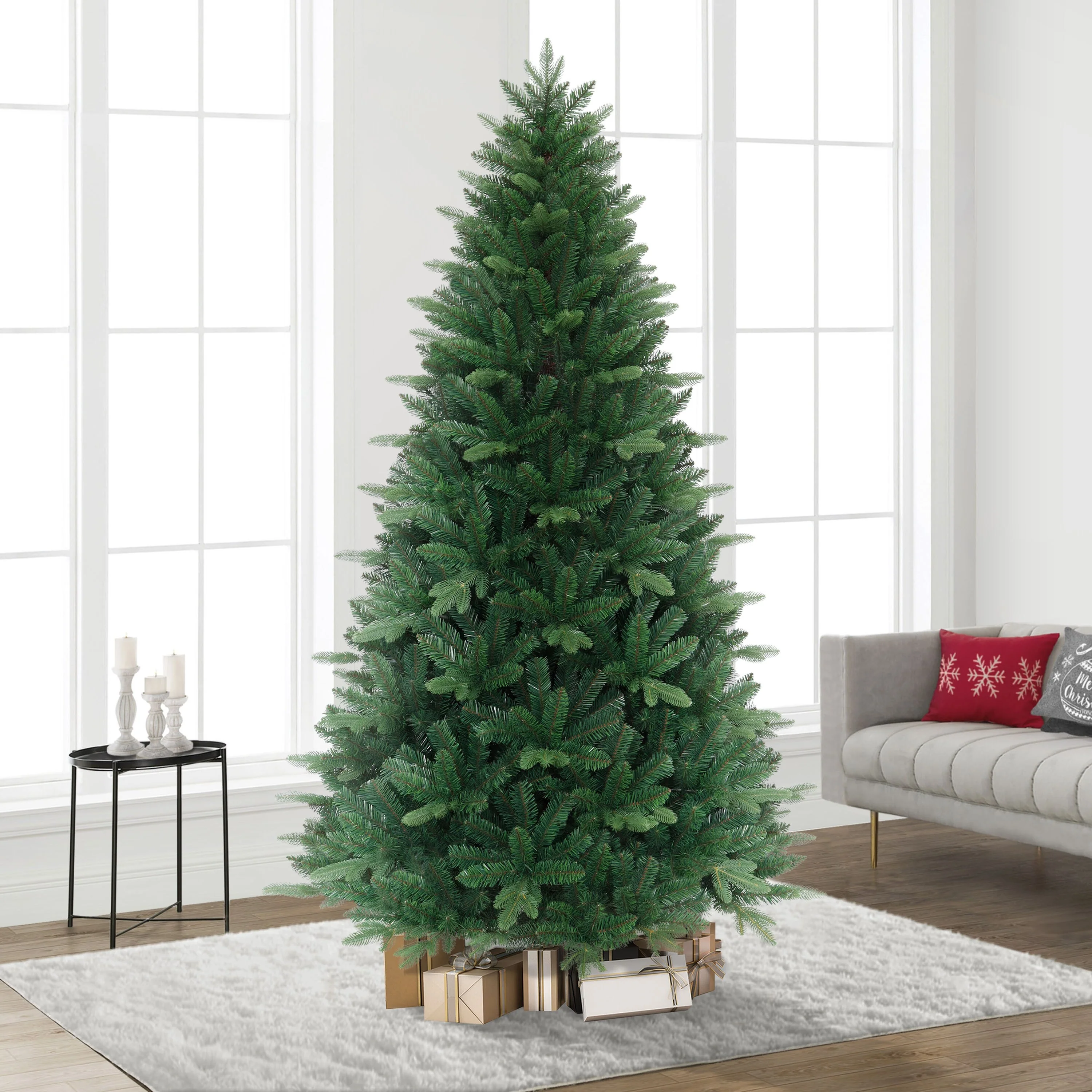 Puleo International 7.5' Oregon Spruce Artificial Christmas Tree