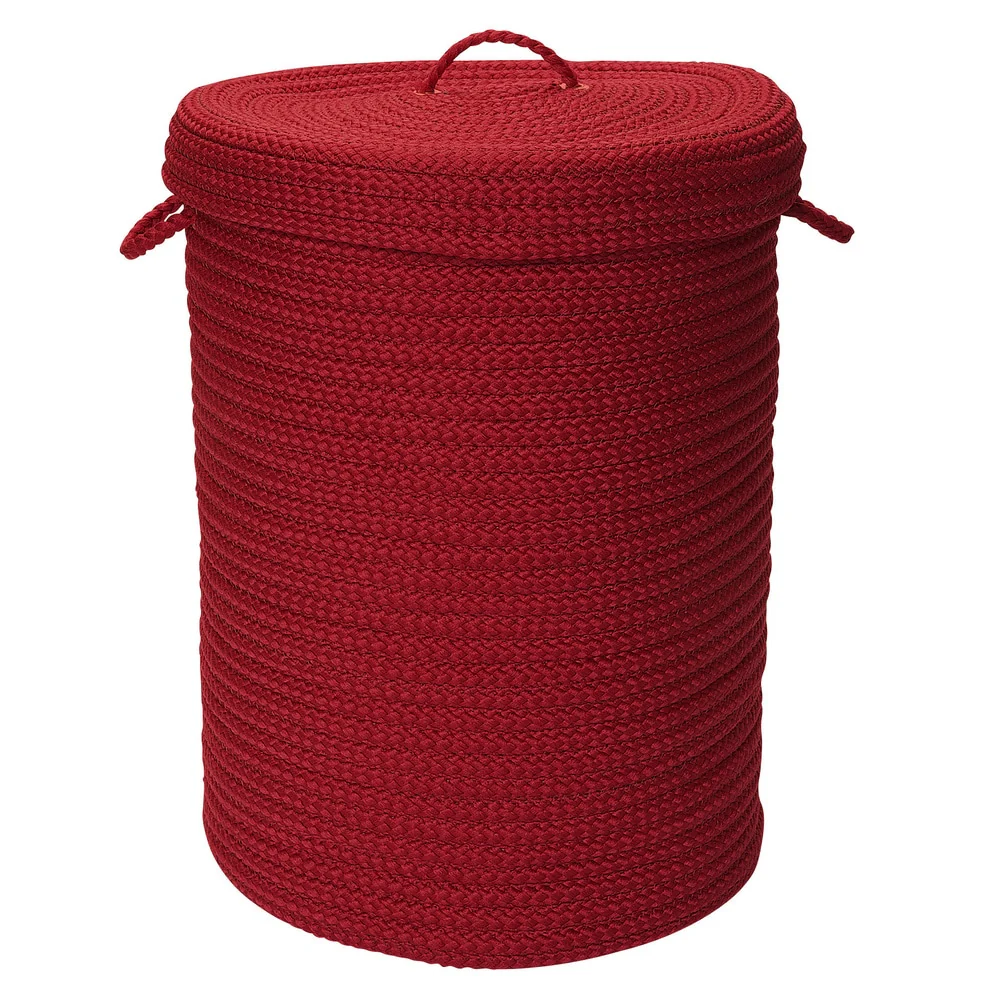 Savvy Textured Portable Lidded Storage Hamper