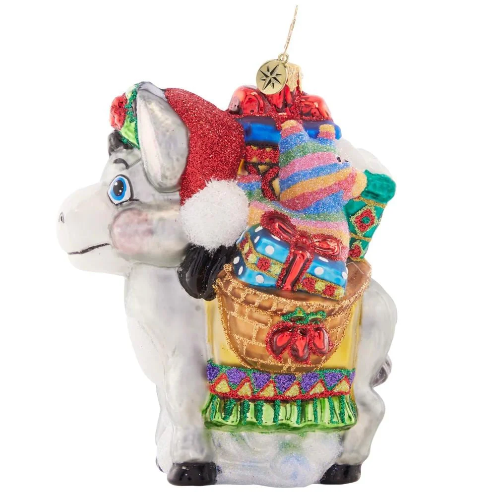 Christopher Radko Packed Presents Glass Christmas Ornament 1021541