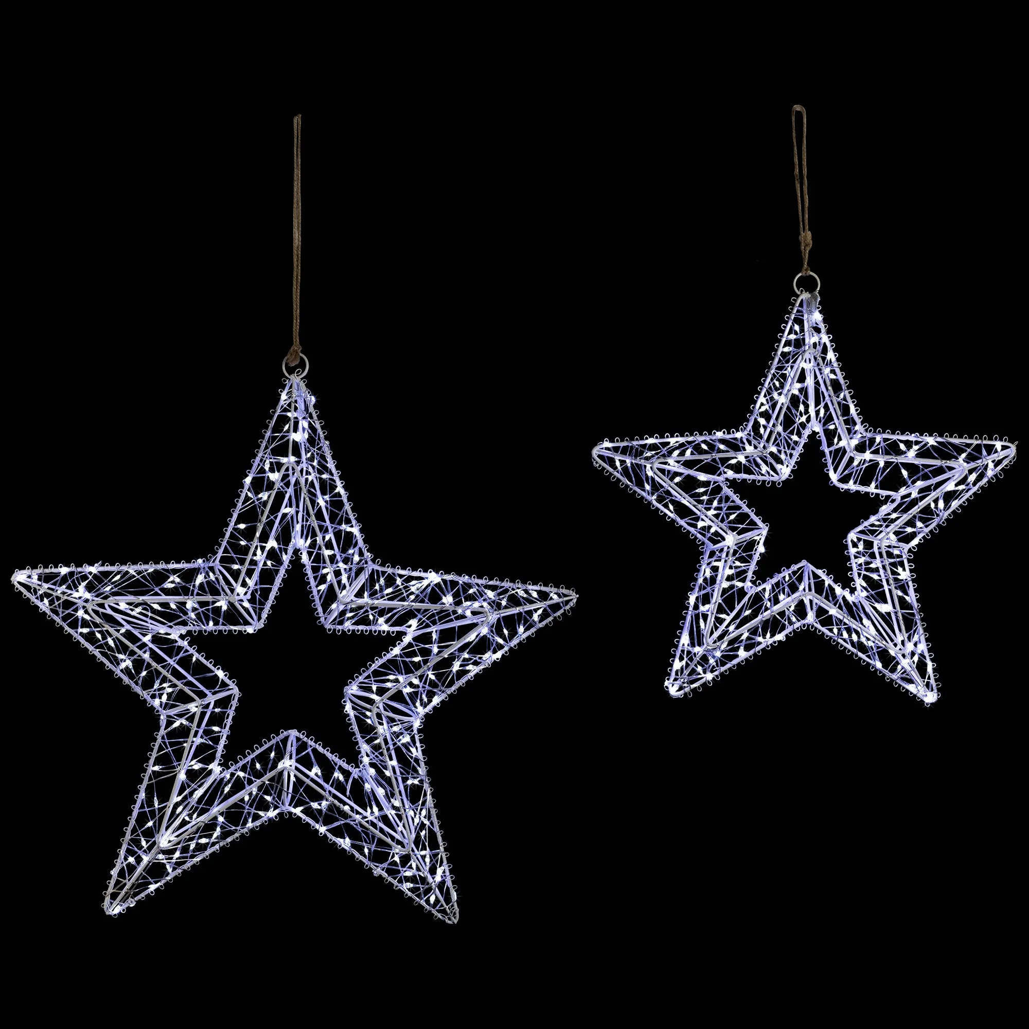 LED Lighted Stars Outdoor Christmas Decorations - 18