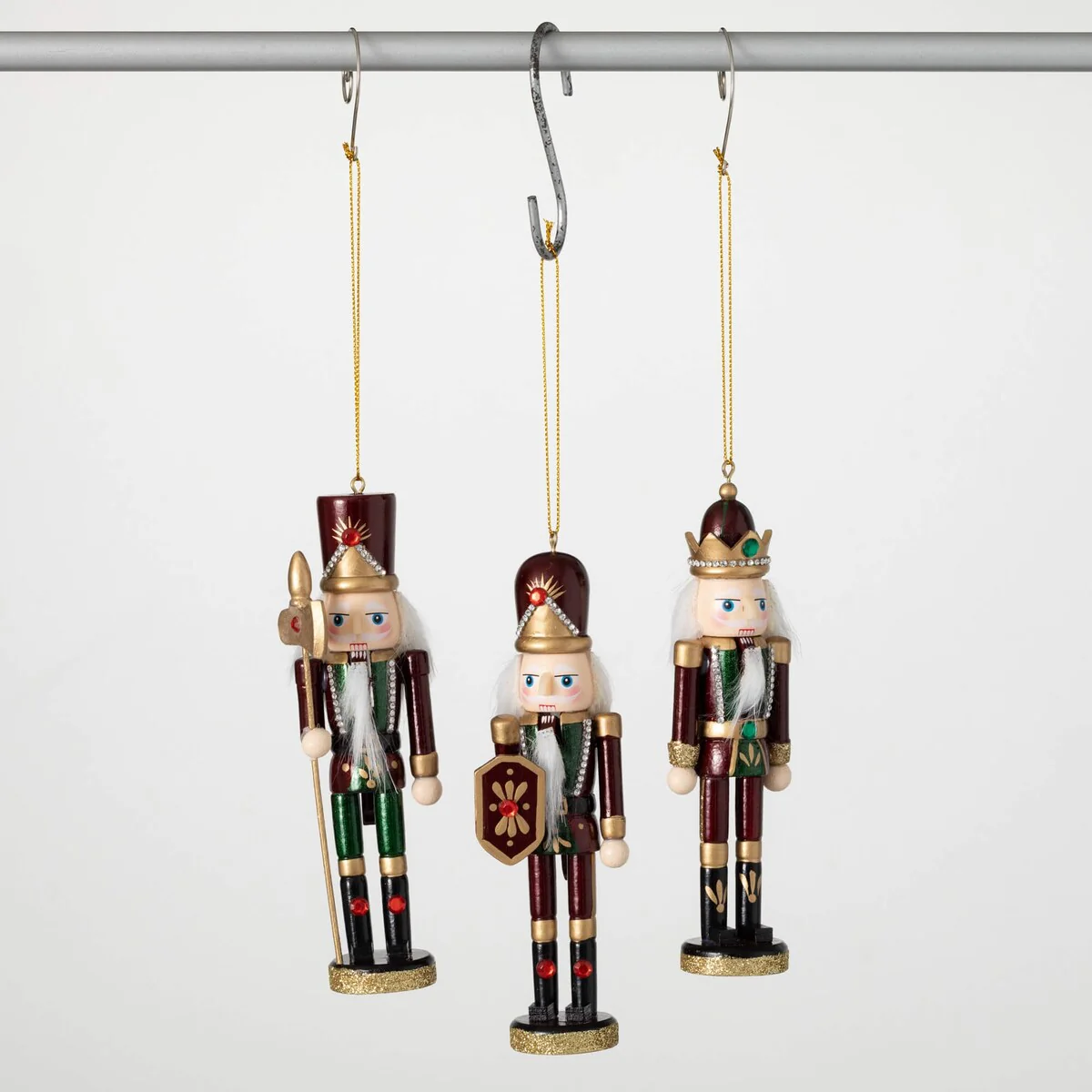 Sullivans Christmas Nutcracker Ornament Set of 3