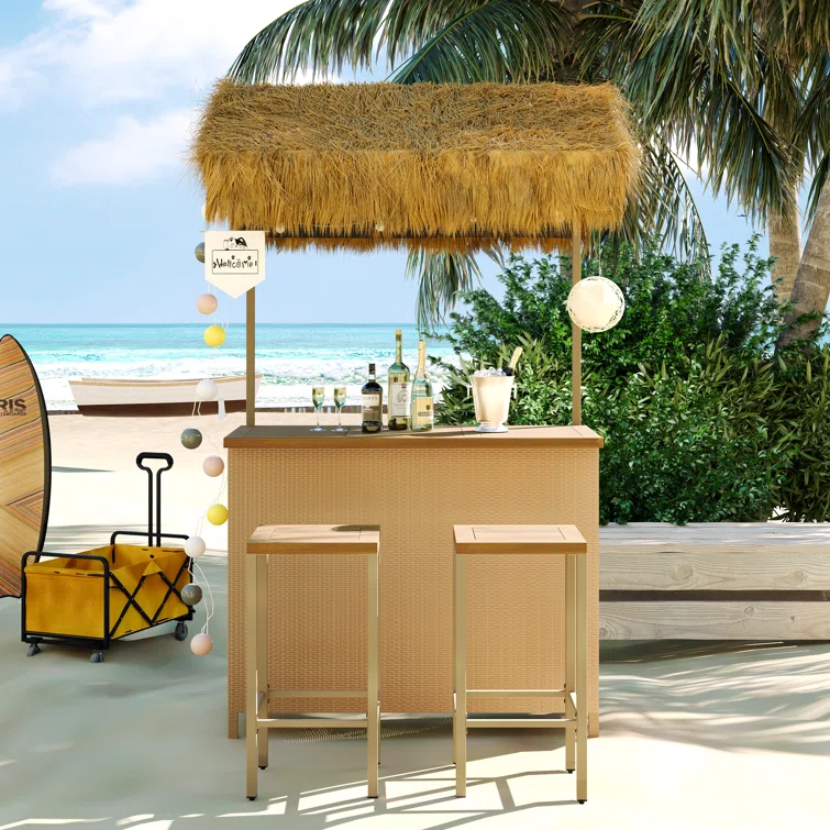 Remond 2 - Person Rectangular Outdoor Dining Set