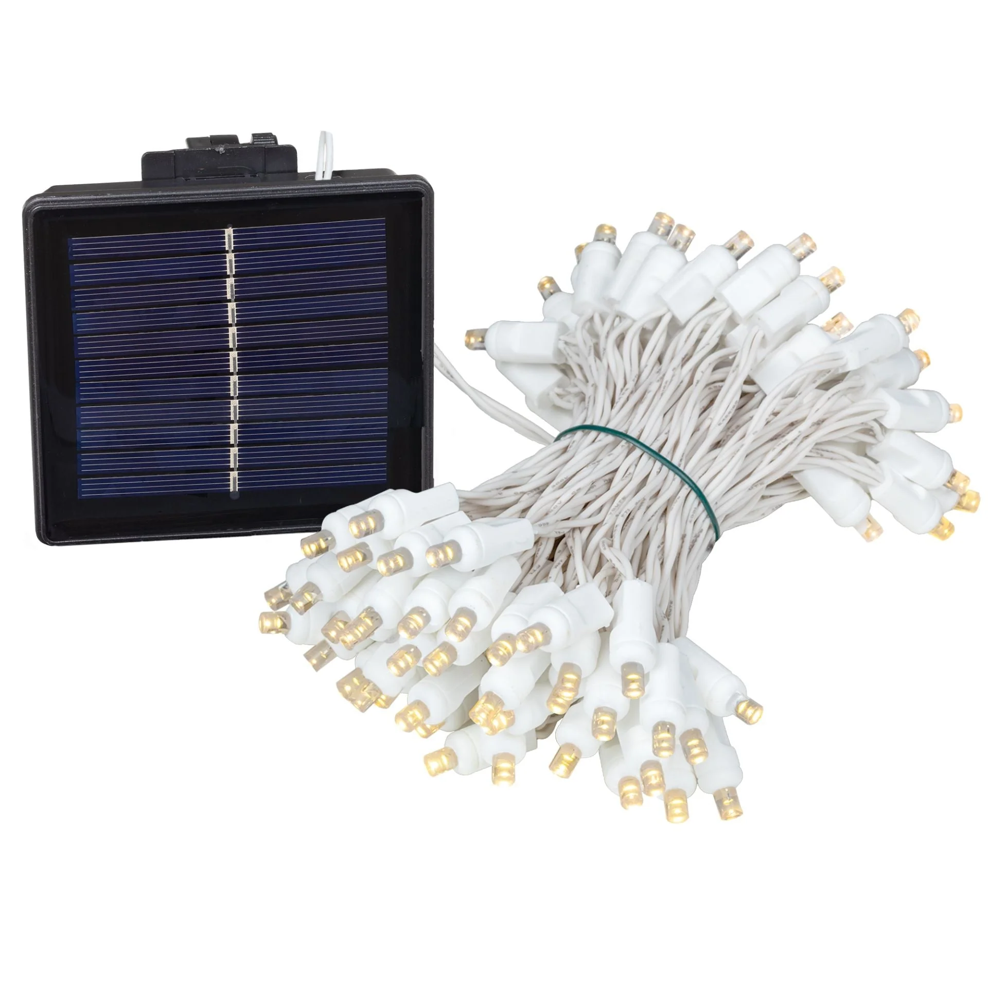 Novelty Lights 100 Light Solar LED Christmas Mini Light Set, 44 Feet