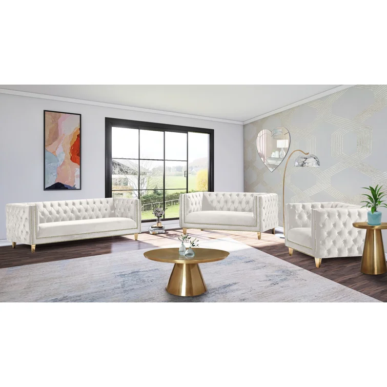 Sickels 66'' Velvet Loveseat