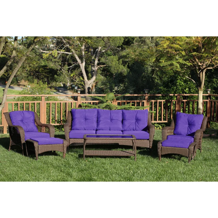 Herrin 5 - Person Outdoor Seating Group with Cushions