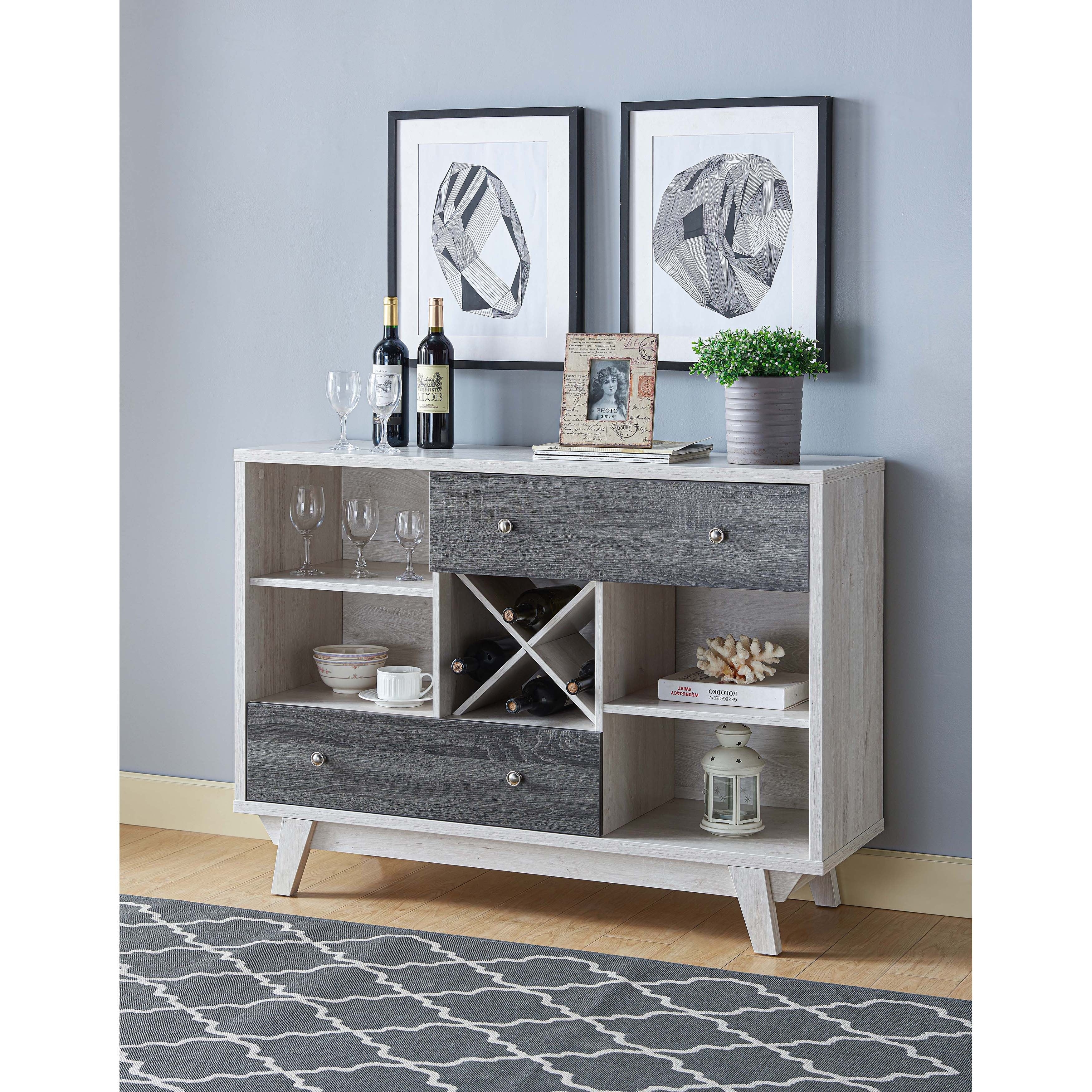 Furniture of America Darsan Mid-century Modern 2-drawer Buffet