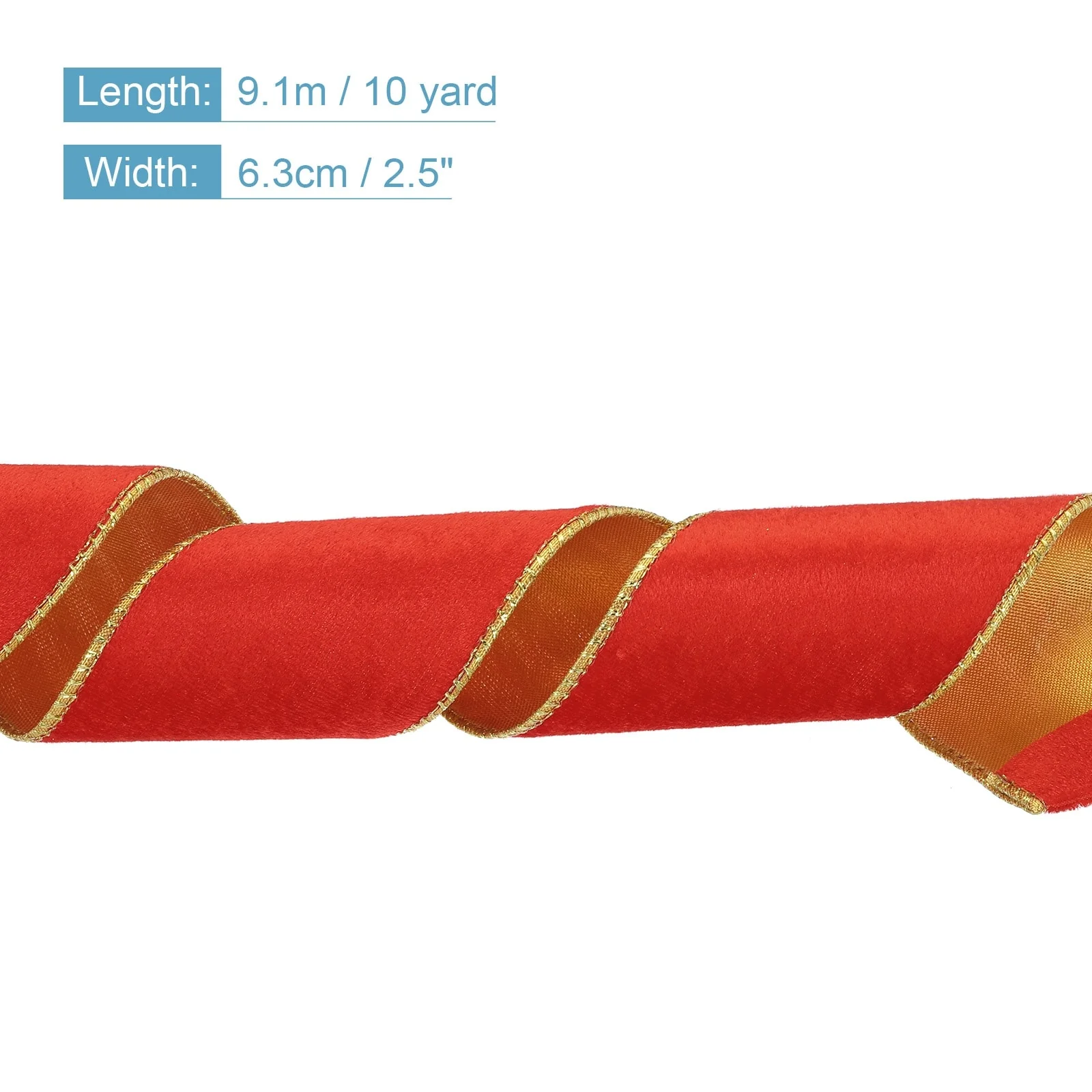 Christmas Velvet Ribbon 2.5