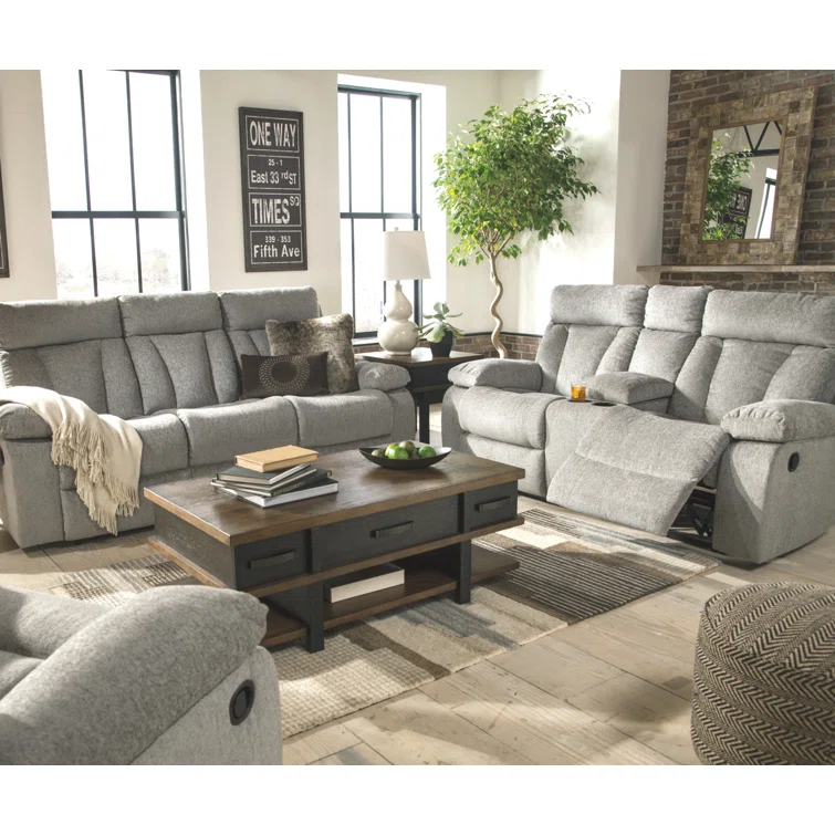 Anirduh 87'' Upholstered Reclining Sofa