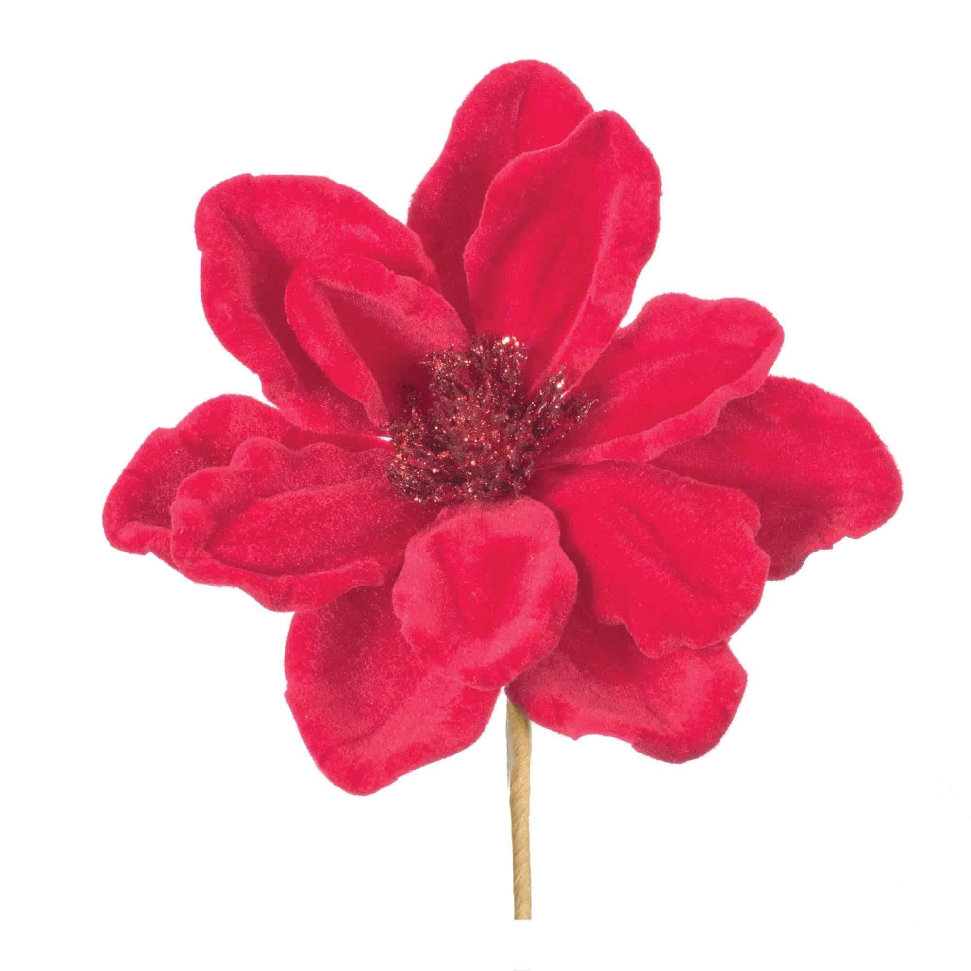 Set of 12 Anemone Floral Artificial Christmas Sprays 22