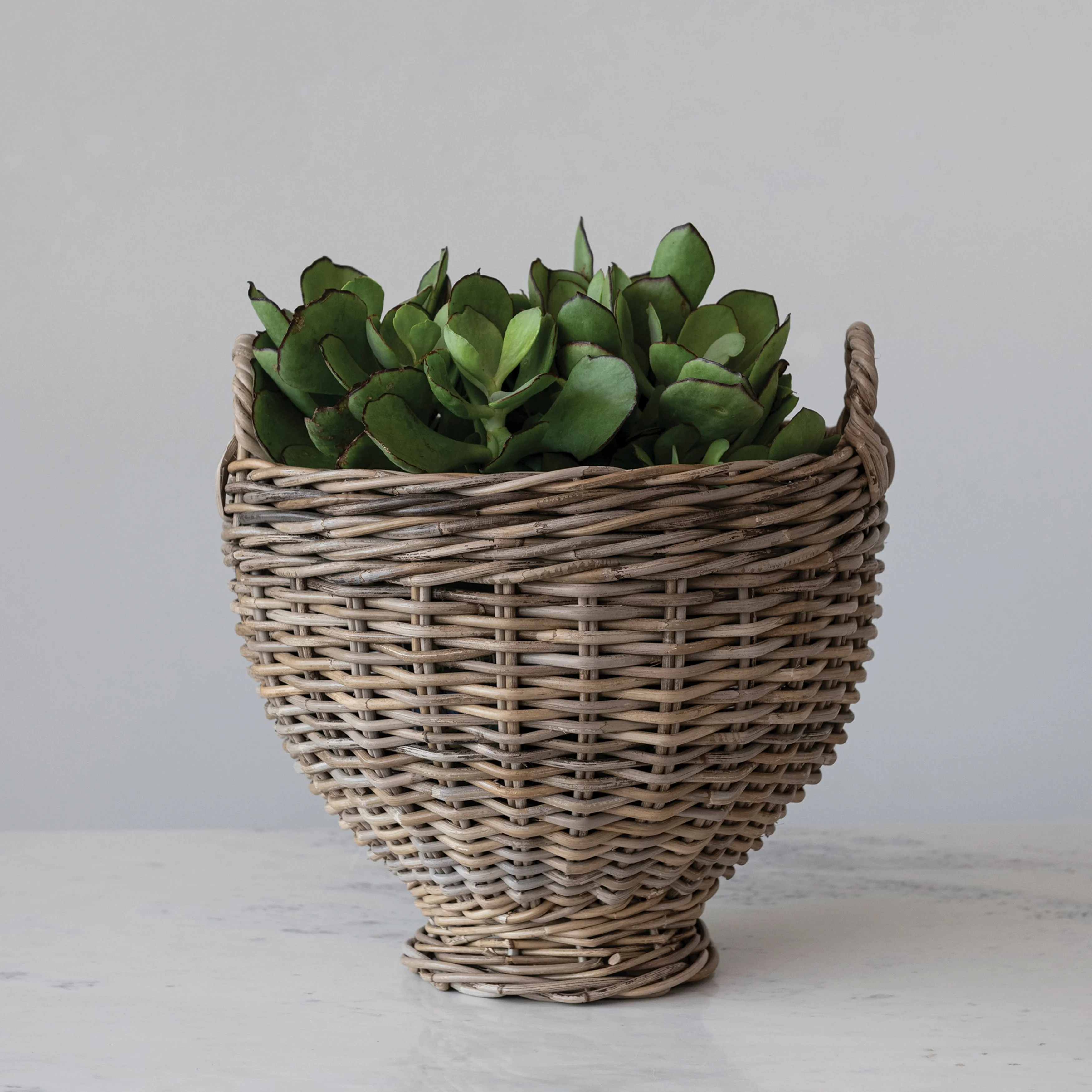 Woven Rattan Basket Storage