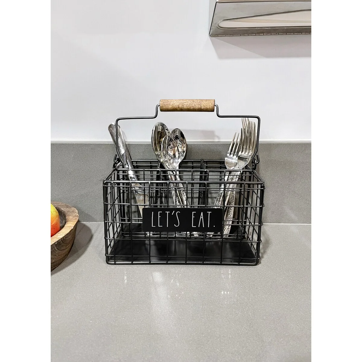 Rae Dunn 4 Section Utensil Holder