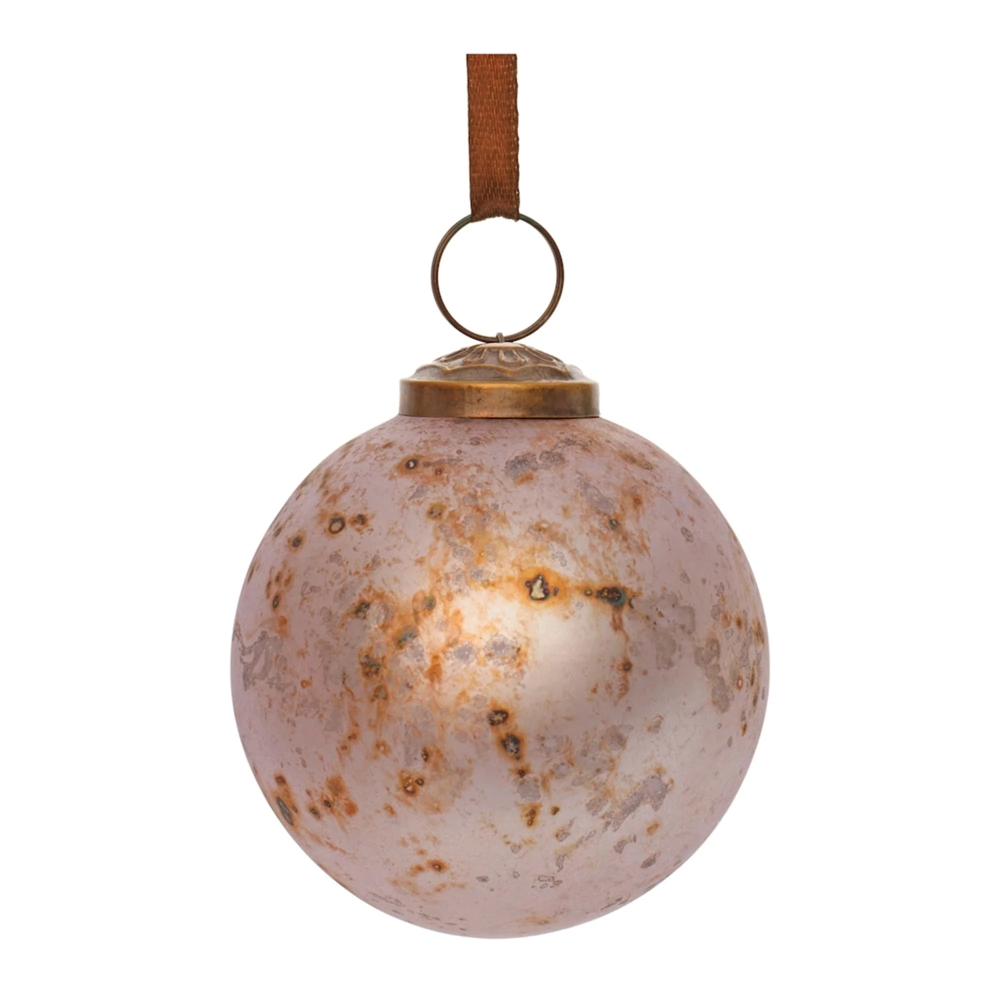 Mercury Glass Christmas Ball Ornaments - 4