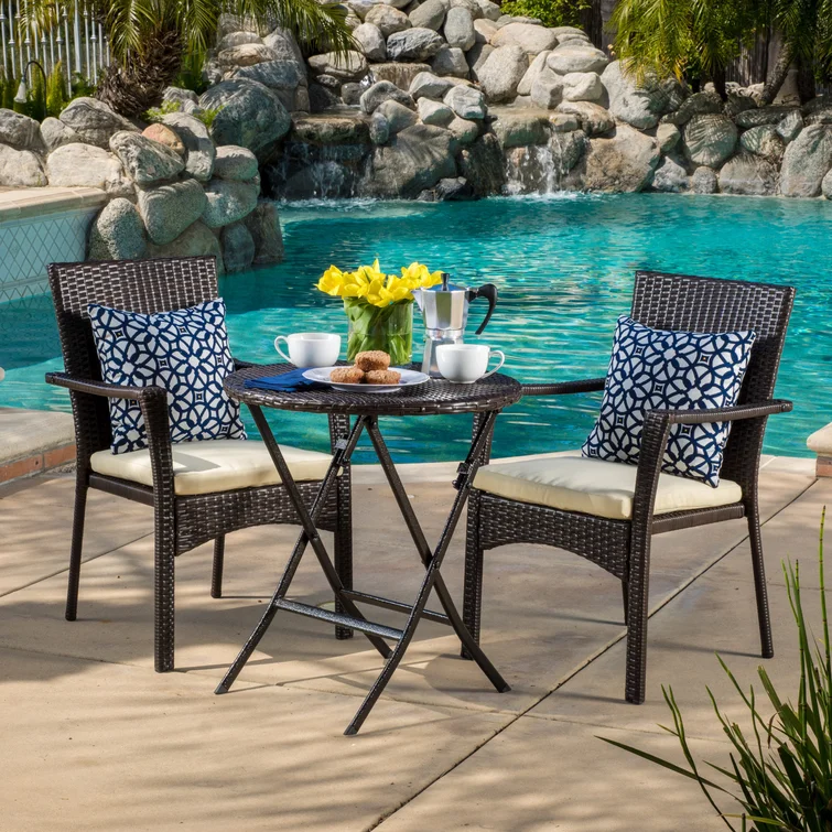 Raeni 2 - Person Round Outdoor Dining Set