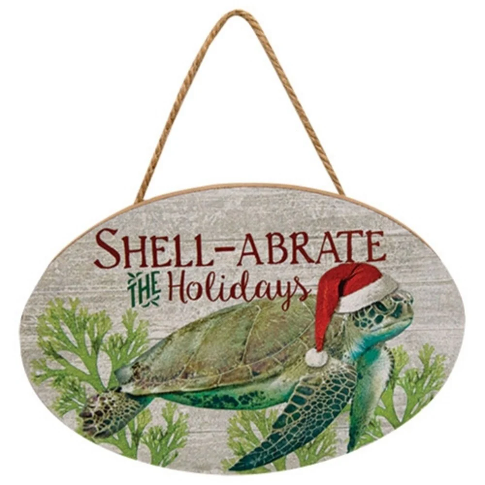 Christmas by the Sea Wooden Ornament - 3 Asstd.