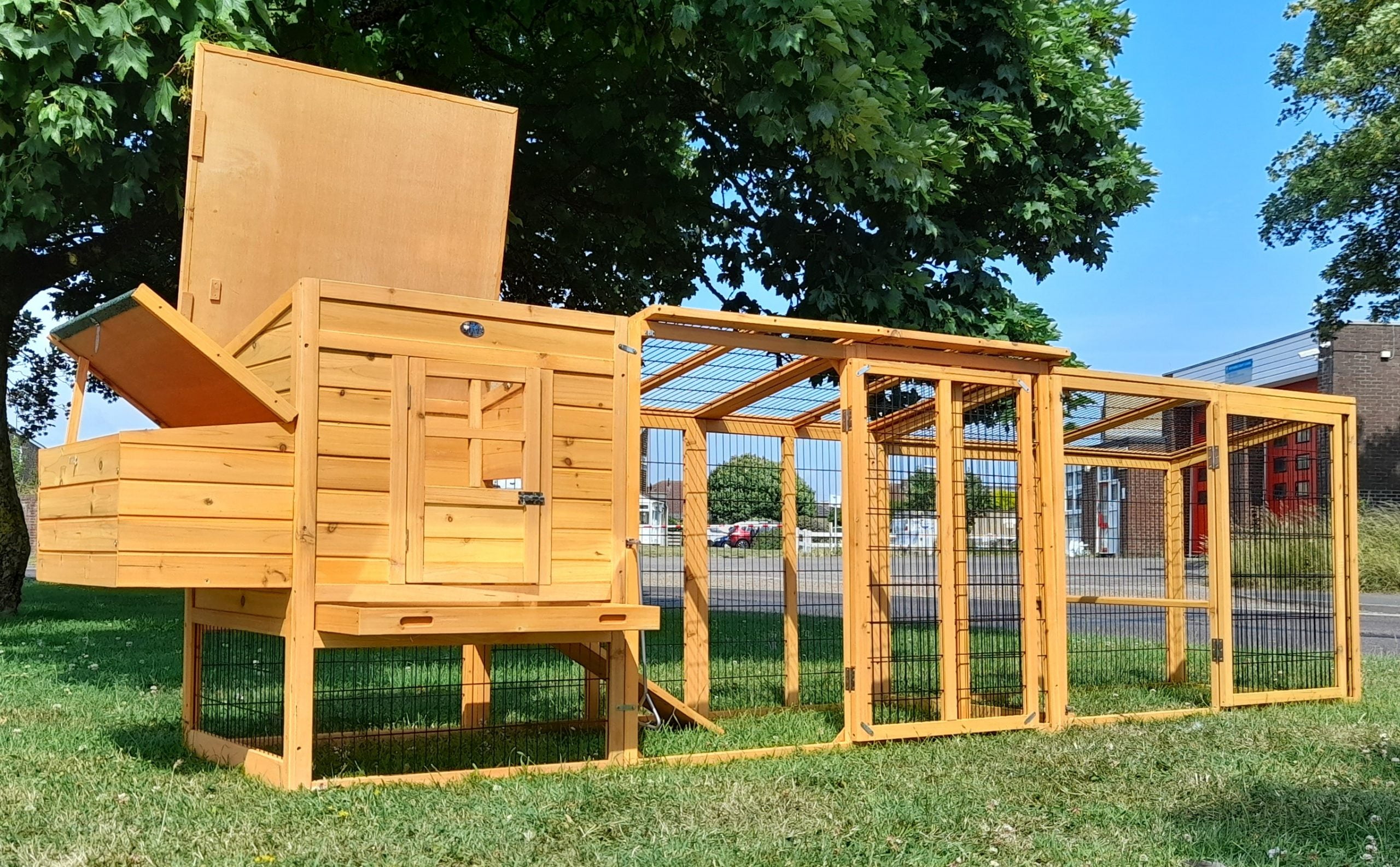 12.5ft Courtyard XL Design Chicken Coop & Run