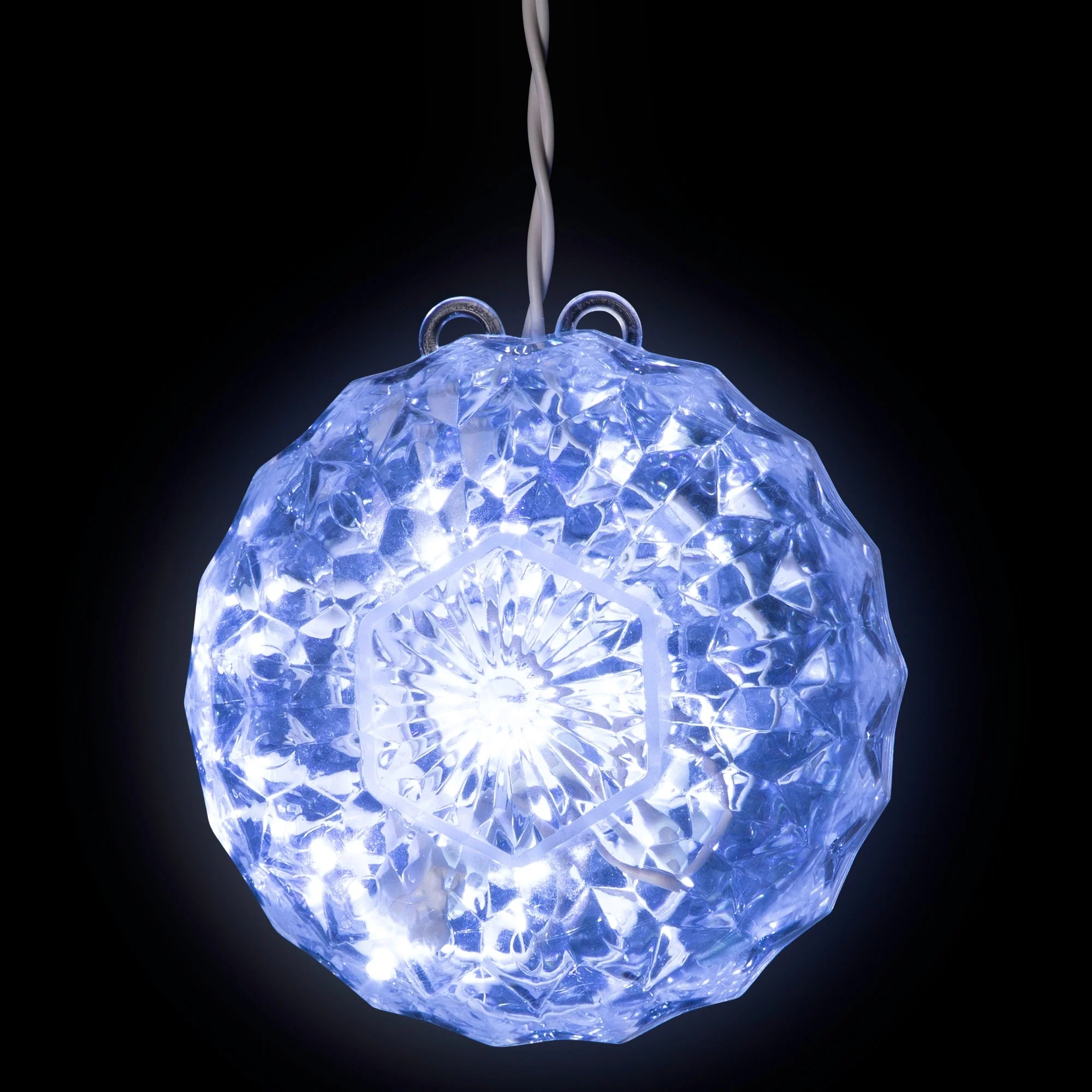 LED Crystal Sphere Hanging Christmas Decoration - 5