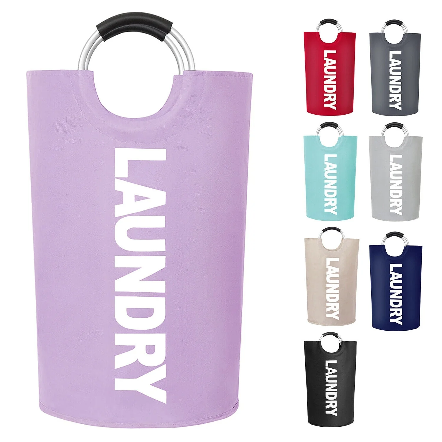 Collapsible 90L Large Laundry Hamper Basket