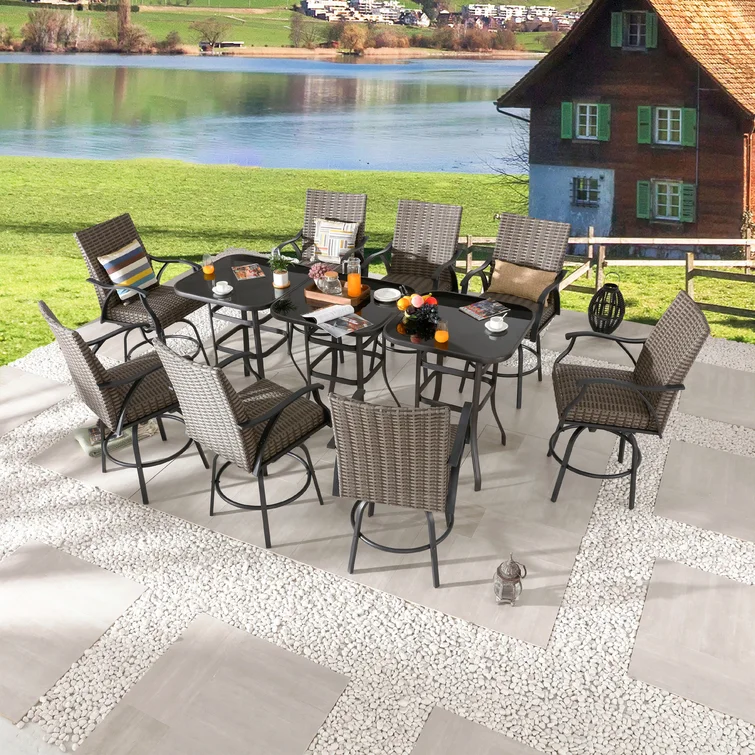 8 - Person Square Outdoor Dining Set